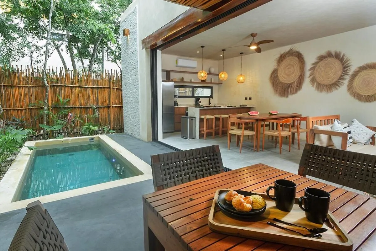 Boho Chic Apartment & Pool 图卢姆 墨西哥